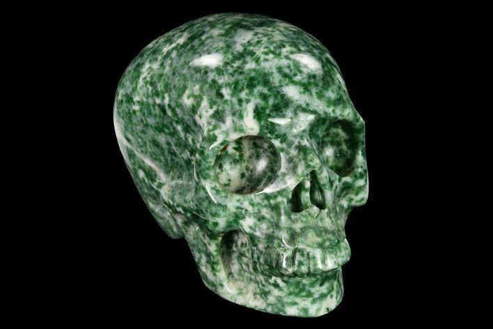 Realistic, Polished Hamine Jasper Skull #151236